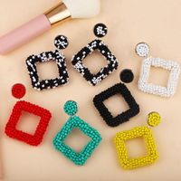 Fashion Handmade Beads Geometric Earrings Nhas155409 main image 4