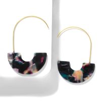 Fashion Resin Long Hoop Earrings Nhjq155410 main image 12