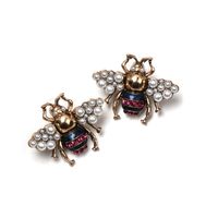 New Bee Pearl Stud Earrings Nhjj155432 main image 4