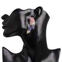 Fashion Color Rhinestone Bird Stud Earrings Nhjj155434 main image 6