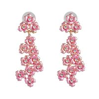 52701 Commerce Extérieur Européen Et Américain Ornement Modèle Style Boucles D'oreilles Fleur Peinture Boucles D'oreilles Exagéré Personnalisé Rétro Boucles D'oreilles main image 7