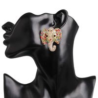 52695 Jujia Neue Selbst Produzierte Und Selbst Verkaufte Kreative Tier Elefanten Ohrringe, Personal Isierte Übertriebene Ohrringe, Grenz Überschreitende main image 6