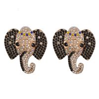 52695 Jujia Neue Selbst Produzierte Und Selbst Verkaufte Kreative Tier Elefanten Ohrringe, Personal Isierte Übertriebene Ohrringe, Grenz Überschreitende main image 7