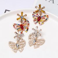 Colored Diamond Butterfly Earrings Nhjj155458 main image 3
