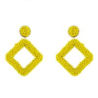 Fashion Handmade Beads Geometric Earrings Nhas155409 sku image 2