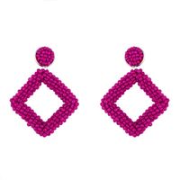 Fashion Handmade Beads Geometric Earrings Nhas155409 sku image 4