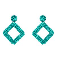 Fashion Handmade Beads Geometric Earrings Nhas155409 sku image 5