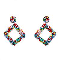 Fashion Handmade Beads Geometric Earrings Nhas155409 sku image 11