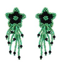 Pentagram Tassel Hand-woven Earrings Nhas155411 sku image 2