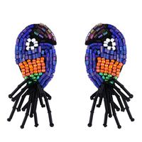 Fashion Handmade Beaded Parrot Earrings Nhas155425 sku image 1