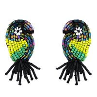 Vente Chaude Creative Perle Boucles D'oreilles Creative Parrot Gland Oiseau Boucles D'oreilles Oreille Goujons Exclusive Pour Croix-frontière Err47 sku image 3