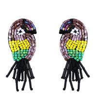 Fashion Handmade Beaded Parrot Earrings Nhas155425 sku image 4