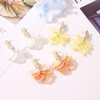 Petal Pendant Long Earrings Nhdp155473 main image 3