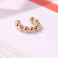 Metal Beads U-shaped Ear Cuff Clip Earrings Nhdp155482 main image 3