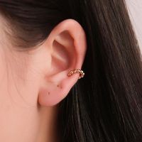 Metal Beads U-shaped Ear Cuff Clip Earrings Nhdp155482 main image 4
