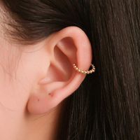 Metal Beads U-shaped Clip Earrings Nhdp155488 main image 1
