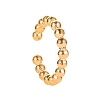 Metal Beads U-shaped Clip Earrings Nhdp155488 main image 6