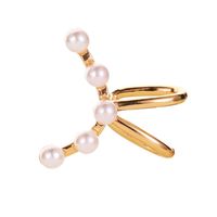 Mode Ein-wort-perlen-ohr Clip Frauen Bogenförmige Einzelne Ohr Knochen Clip Koreanische Einfache Durchbohrte Ohrringe Großhandel main image 6