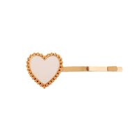 Red Drip Heart Shaped Clip Hairpin Nhhn155536 main image 5