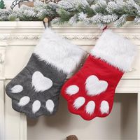 Christmas Dog Claw Socks Children's Gift Bag Pet Socks Candy Bag Nhmv155561 main image 3