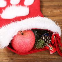 Christmas Dog Claw Socks Children's Gift Bag Pet Socks Candy Bag Nhmv155561 main image 5