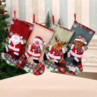 Linen Large Christmas Stockings Ornament Gift Bag Nhmv155578 main image 3