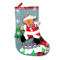 Linen Large Christmas Stockings Ornament Gift Bag Nhmv155578 main image 6