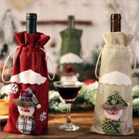 New Christmas Home Decoration Wine Bottle Set Nhmv155580 main image 4