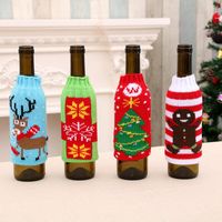 High-grade Knitted Christmas Beer Bottle Set Nhmv155587 main image 2