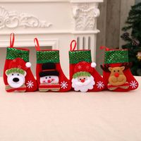 Santa Claus Sequin Christmas Socks Child Gift Bag Nhmv155594 main image 2