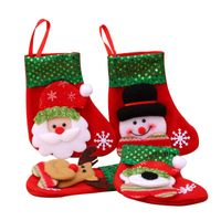 Santa Claus Sequin Christmas Socks Child Gift Bag Nhmv155594 main image 6