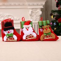 عيد الميلاد شجرة قلادة زخرفة الجوارب الأطفال هدية حقيبة الجوارب Nhmv155597 main image 1