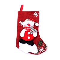 New Cross-border Medium Size Linen Christmas Stockings Gift Bag Nhmv155603 main image 6