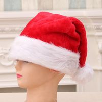 De Noël Chapeau De Noël Plus-épais Surdimensionné Super Bonne Qualité En Peluche Chapeau De Noël Chapeau Adulte Enfants Chapeau main image 2