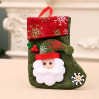 Printed Children's Candy Bag Christmas Decoration Socks Nhmv155577 sku image 1