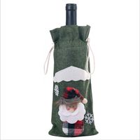 New Christmas Home Decoration Wine Bottle Set Nhmv155580 sku image 1