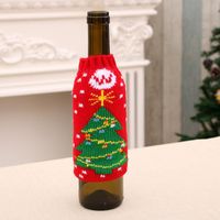 High-grade Knitted Christmas Beer Bottle Set Nhmv155587 sku image 1