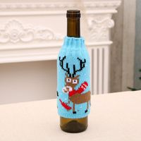 High-grade Knitted Christmas Beer Bottle Set Nhmv155587 sku image 3