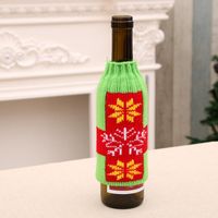 High-grade Knitted Christmas Beer Bottle Set Nhmv155587 sku image 4