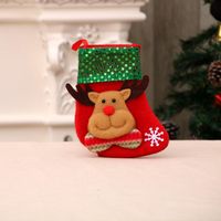 Santa Claus Sequin Christmas Socks Child Gift Bag Nhmv155594 sku image 2