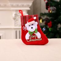 De Noël De Noël Bas De Noël Décoratif Chaussettes De Noël Arbre Pendentif Décorations De Noël Chaussettes De Noël Enfants Cadeau Sac sku image 3