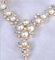 Korean Fashion Pearl Gemstone Necklace Nhdp149236 main image 4
