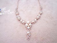 Korean Fashion Pearl Gemstone Necklace Nhdp149236 main image 6