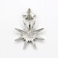 Fashion Six-pointed Star-studded Hanging Snowflake Earrings Nhdp149256 main image 5