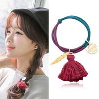 Korean Version Of The New Two-tone Tassel Alloy Hair Accessories Nhdp149383 main image 2