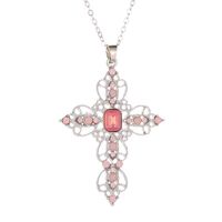 Fashion Cross Alloy Plating Women's Necklace main image 9