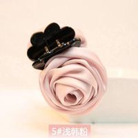 Korean Rose Flower Hairpin Fabric Grab Nhdp149419 main image 4