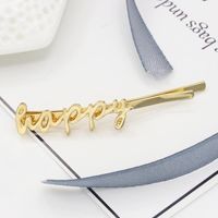 Simple Love Letter Alloy Hair Accessory Nhdp149422 main image 5