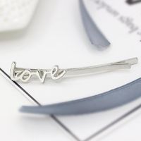 Simple Love Letter Alloy Hair Accessory Nhdp149422 main image 6