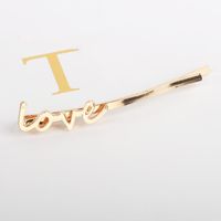 Simple Love Letter Alloy Hair Accessory Nhdp149422 main image 13